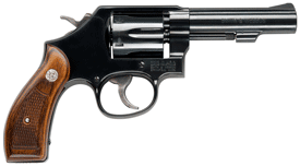 G150786.png S&W 10 CLASSIC 38SPL+P 4" FS - BLUED ROUND BUTT WOOD