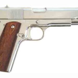 G1911N00.jpg CIMARRON 1911A1 45ACP 5" FS - 8-SHOT POLISHED NICKEL WALNUT