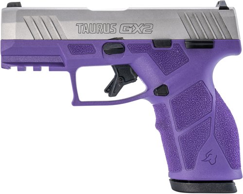 G1GX2939DP_LEFT.jpg TAURUS GX2 9MM 13-SHOT ADJ. - DARK PURPLE STAINLESS SLIDE