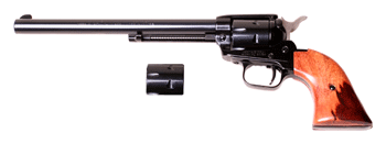 G22MB9.png HERITAGE 22LR/WMR COMBO 9" - BLUED COCOBOLO GRIPS
