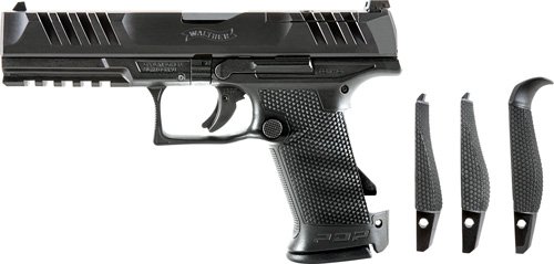 G2844222_BACKSTRAPS.jpg WALTHER PDP COMPACT OR 9MM 5" - 18-SHOT BLACK POLYMER FRAME
