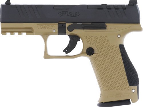 G2858444.jpg WALTHER PDP COMPACT 9MM 4" FS - 15-SHOT TAN POLYMER FRAME