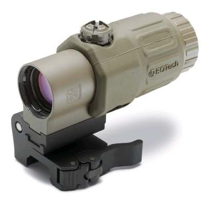 G33STSTAN.jpg EO TECH 3X MAGNIFIER TAN STS MOUNT