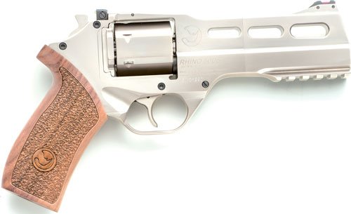 G340223_1.jpg CHIAPPA RHINO 50DS 357MAG - 5" ADJ. SIGHT CHROME/WALNUT.