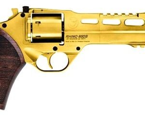 G340225_1_1.jpg CHIAPPA RHINO 60DS 357MAG - 6" ADJ. SIGHT GOLD/WALNUT.