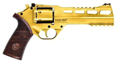 G340225_1_1.jpg CHIAPPA RHINO 60DS 357MAG - 6" ADJ. SIGHT GOLD/WALNUT.