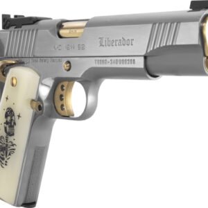 G391051_FRONT-RIGHT-ANGLE_1.jpg GIRSAN MC1911S LIBERADORE III - 9MM SKELETON CHROME/GOLD 9RD
