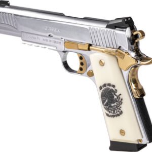 GIRSAN MC1911S LIBERADORE II - 9MM 10RD CHROME GOLD ENGRAVED