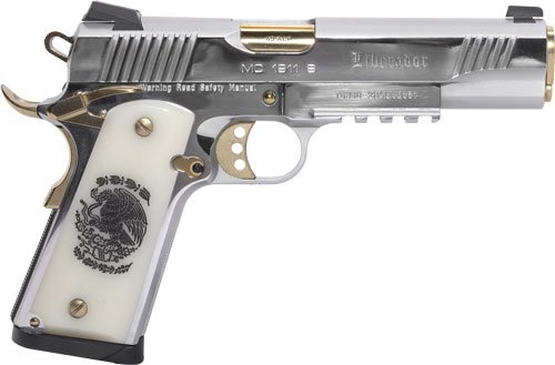 G391057_1.jpg GIRSAN MC1911S LIBERADORE II - 45ACP CHROME/GOLD ENGRAVED 8RD