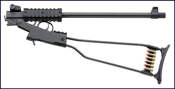G500110_FOLDED.jpg CHIAPPA LITTLE BADGER 22WMR - 1/2X28" THREADED BLACK MATTE