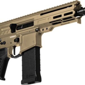 G54AA847CT_ANGLE_1.jpg CMMG PISTOL DISSENT MK4 5.7X28 - MM 6.5" 32RD COYOTE TAN