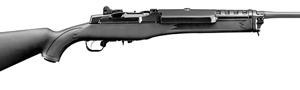 G5855Z.png RUGER MINI-14 RANCH 5.56MM - BLUED BLACK SYN W/5RND MAG.