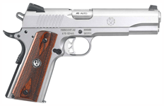 G6700.png RUGER SR1911 45ACP FS 8-SHOT - STAINLESS WOOD GRIPS