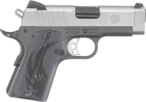 G6758.jpg RUGER SR1911 9MM FS 8-SHOT - LIGHTWEIGHT OFFICER 2-TONE