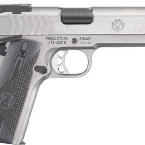 G6759_1.jpg RUGER SR1911 TARGET 9MM 9-SHOT - STAINLESS G10 GRIPS
