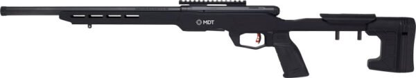SAVAGE B22 PRECISION 22LR 18" - HB MDT CHASSIS W/RAIL BLACK