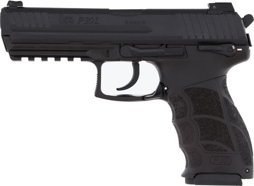 HK P30S LONG V3 DA/SA TRIG 9MM - 4.45" BBL 2-15 MAGS SAFETY BLK
