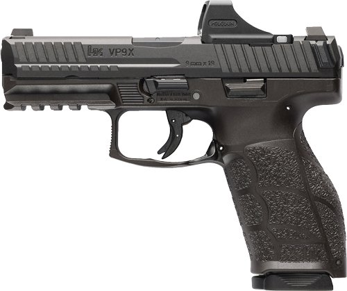 HK VP9A1 X W/ HOLOSUN SCS  9MM - 4.09" 1-15RD MAGS BLACK