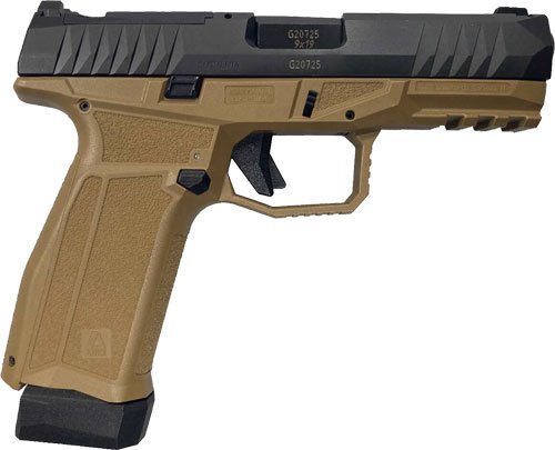 AREX DELTA GEN 2 X OR 9MM 1-17 - 1-17+2 MAG 4" BLK SLIDE/FDE FR
