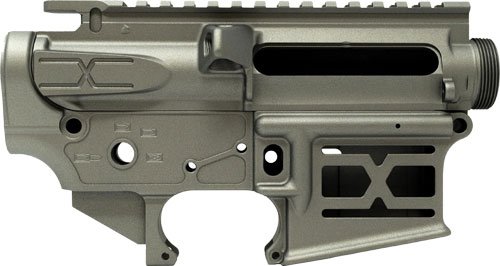 FAXON AR-15 X-TRA LITE - RECEIVER SET TITANIUM STRIPPED