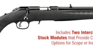 RUGER AMERICAN 17HMR  9-SHOT - 18" MATTE BLACK THREAED BBL