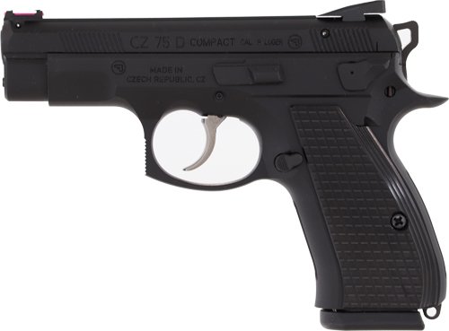 G91048CZ_LEFT.jpg CZ CUSTOM CZ 75 D COMPACT PRC - 9MM FS 14RD BLACK