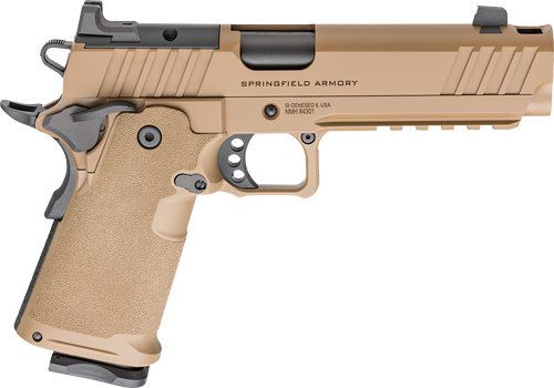 G9119AOSCBCOMP.jpg SPRINGFIELD 1911 DS PRODIGY - COMP 9MM 5" COYOTE BRN 17/20RD