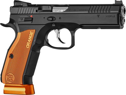 G91248_RIGHT.jpg CZ SHADOW 2 ORANGE OR 9MM 17RD - MAG BLACK POLYCOAT STEEL FRAME