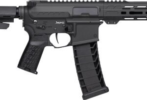 G94A860FAB_1.jpg CMMG PISTOL BANSHEE MK4 9MM - 8" FIXED EJECTOR ARMOR BLACK