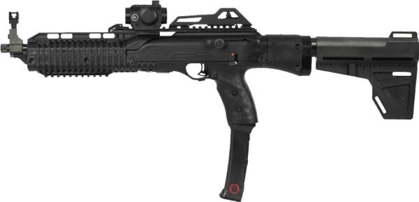 G995PBRACERDCT.jpg HI-POINT PISTOL 9MM 10RD 13.25 - " THREADED BRACE CT RED DOT