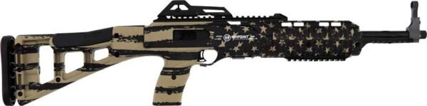 G995TSFLGFDE.jpg HI-POINT CARBINE 9MM LUGER - 16.5" TB FLAG FDE 10-SHOT