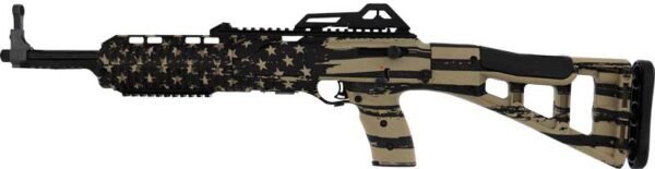G995TSFLGFDE_LEFT.jpg HI-POINT CARBINE 9MM LUGER - 16.5" TB FLAG FDE 10-SHOT