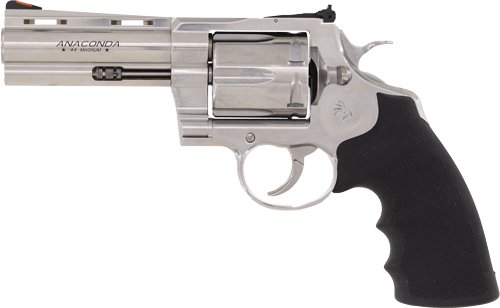 GANACONDASP4RTS.jpg COLT ANACONDA 44MAG 4" 6RD - STAINLESS RUBBER GRIPS