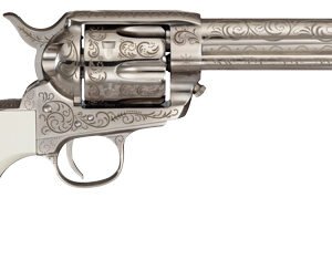 GBATMASTERSON.jpg CIMARRON BAT MASTERSON 45LC - PW FS 5.5" ENGRAVED NICKEL