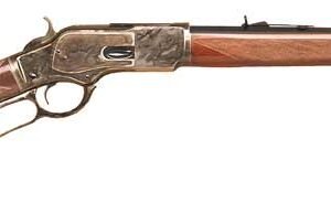 GCA2025.jpg CIMARRON TX BRUSH POPPER 357 - 18" OCT/RD BLUED P.GRIP WALNUT