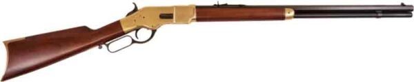 GCA229.jpg CIMARRON 1866 YELLOWBOY 45LC - 24" OCTAGON BRASS/BLUED WALNUT