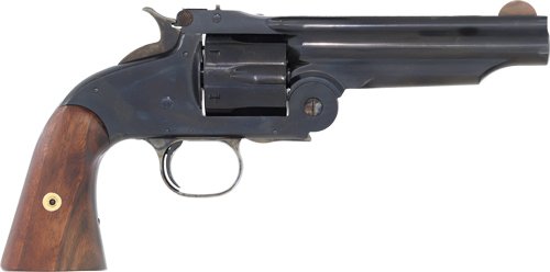 GCA8662_1.jpg CIMARRON NO.3 AMERICAN 45LC - 1ST MODEL 5" FS BLUED WALNUT