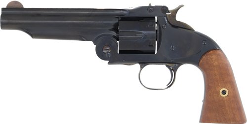GCA8662_LEFT.jpg CIMARRON NO.3 AMERICAN 45LC - 1ST MODEL 5" FS BLUED WALNUT