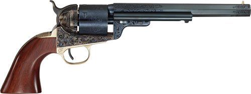 GCA925C00WBH.jpg CIMARRON 1851RM WB HICKOK - 38SPL CHARCOAL BLUED ENGRAVED