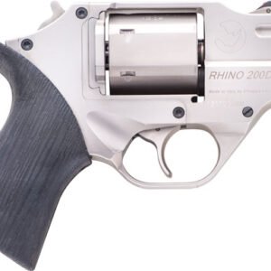 GCF340218_1.jpg CHIAPPA RHINO 200DS 357MAG - 2" FS CHROME/RUBBER W/HOLSTER