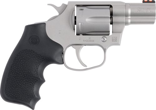 GCOBRASM2RFO.jpg COLT COBRA 38SPL+P FS 2.1" 6RD - STAINLESS RUBBER GRIP RED FO
