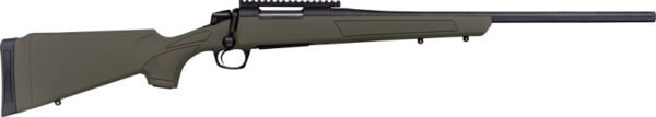 CVA CASCADE 22-250 22" #3 - W/RAIL BLACK/OD GREEN