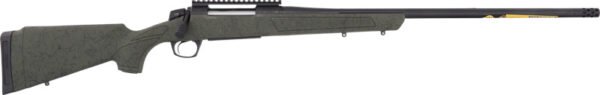 CVA CASCADE 7MM PRC 24" #3 - W/RAIL BLACK/OD GREEN