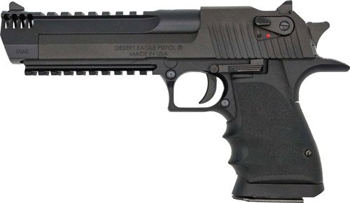 GDE44L6IMB_LEFT.jpg DESERT EAGLE MARK XIX 44MAG - 6" BLACK ALUM FRAME CARBON SLD