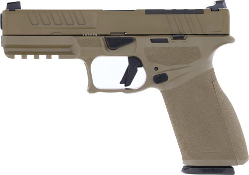 GEC9459FU15_LEFT.jpg SPRINGFIELD ECHELON 9MM 4.5" - 15RD FDE W/3-DOT SIGHTS