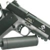 GERG1911ADOPGR.jpg GERMAN SPORT 1911 AD-OPS 22LR - 5" BLACK/GREY 10RD W/RAIL