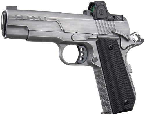 GFX2SS_LEFT.jpg ED BROWN FX2 1911 45 ACP - 4.25" 7RD INDUSTRIAL S/S W/RMR