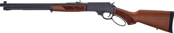 GH010PG4570_LEFT.jpg HENRY H10 PROVIDER RIFLE 45-70 - 20" PISTOL GRIP BLUED WALNUT