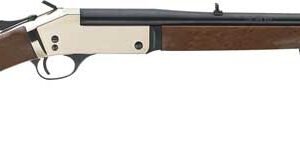 GH015B357.jpg HENRY H15 SINGLE BARREL 357/38 - 22" BRASS RECEIVER WALNUT
