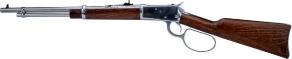 HERITAGE R92 38/357 LEVER - 18" BBL STAINLESS HARDWOOD